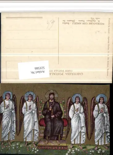 521566,Künstler AK Redentore con Angeli Jesus Christus Engeln