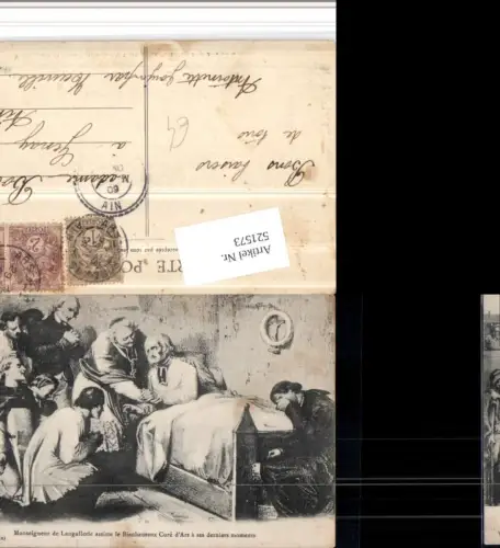 521573,Monseigneur de Langallerie assiste le Bienheureux Cure Ars Heilige