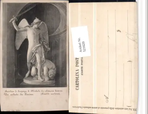 521629,Torino Turin S. Michele schiaccia Satana Erzengel Schwert