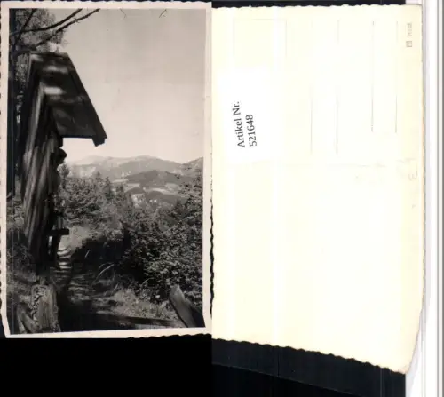 521648,Foto AK Bildstock Flurkreuz Wegkreuz Bergkulisse