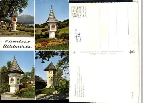 521649,Kärntner Bildstöcke Mehrbildkarte