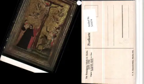 521674,Künstler AK Bibelillustration Schule A. Giotto Kreuzigung