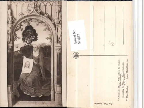 521682,Künstler AK Hans Memling Bibelillustration Heilige Veronica