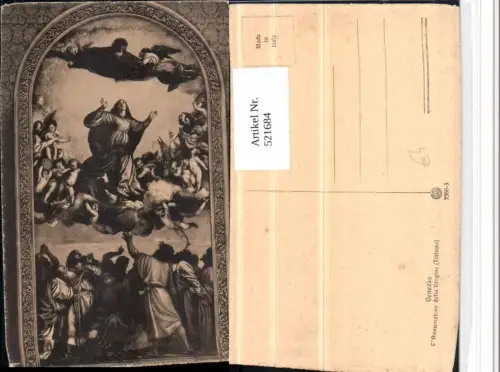 521684,Künstler AK Tiziano Bibelillustration Assunzione della Vergine Maria Engeln