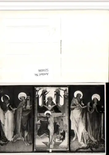 521696,Künstler AK Bibelillustrationen Kreuzigung Heilige