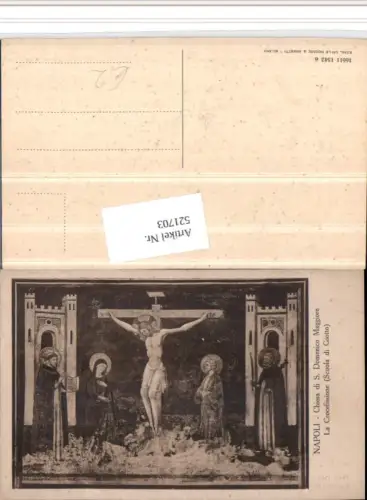 521703,Künstler AK Bibelillustration La Crocefissione Kreuzigung Jesus