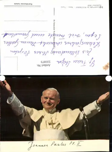 531873,Religion Papst Johannes Paul II 2 Joannes Paulus Vatikan 1979
