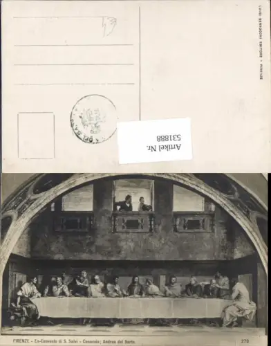 531888,Religion Firenze Jesus das lezte Abendmahl