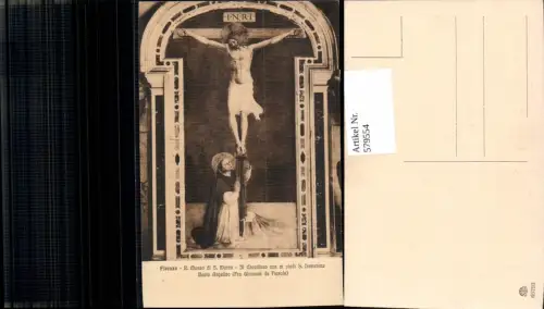 579554,Religion Beato Angelico Jesus a. Kreuz Mönch Priester