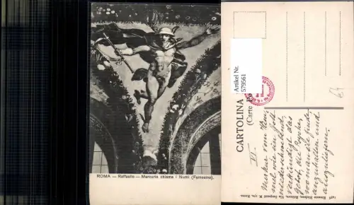 579561,Künstler Ak Raffaello Mercuio chiama i Numi Engel Religion
