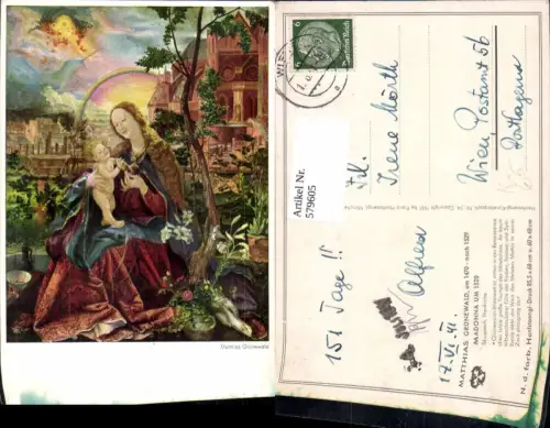 579605,Künstler Ak Grünewald Madonna Stuppach Heilige Religion