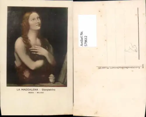 579612,Künstler Ak Gianpietrino La Maddalena Heilige Religion