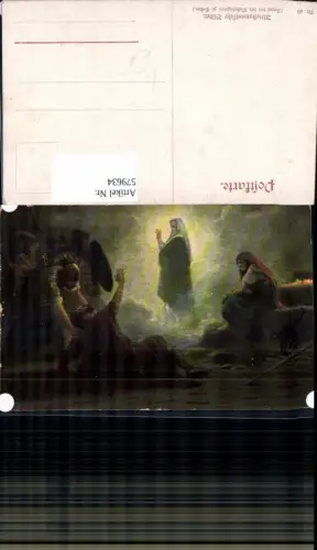 579634,Künstler Ak Leinweber Saul b. d. Wahrsagerin Religion