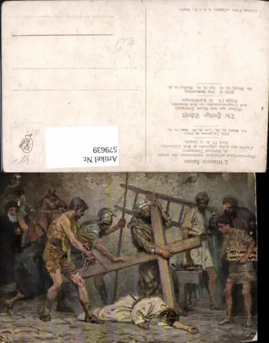 579639,Künstler Ak Leinweber Heilige Schrift Jesu Leidensweg Religion