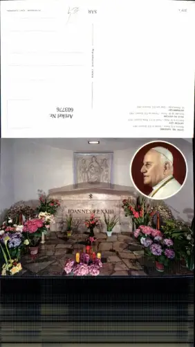 603776,Vatikan Vaticano Roma Rom Basilica S. Pietro Petersdom Grab S.S. Giovanni XXIII Papst Religion