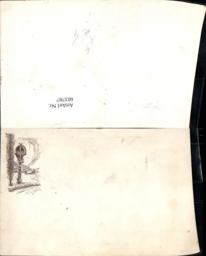 603787,Künstler Ak Flurkreuz Bildstock Flurkreuz Religion