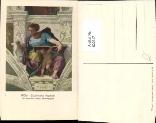 622617,Michelangelo Rom Sixtinische Kapelle Der Prophet Daniel Religion