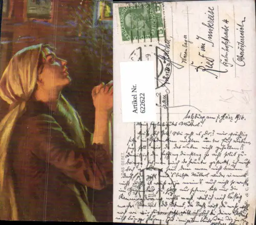 622622,Künstler Ak J. S. Kind Das Gebet Frau Beten Religion