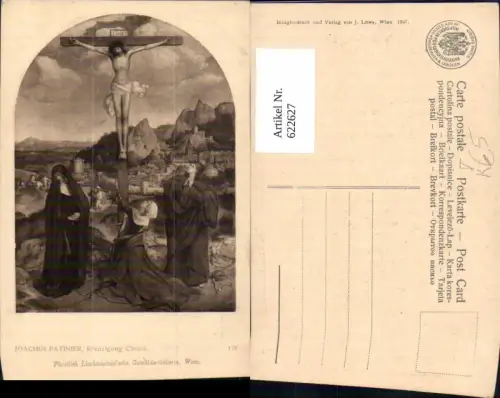 622627,Künstler Ak Joachim Patinier Kreuzigung Christi Jesus a. Kreuz Religion pub J. Löwy 178