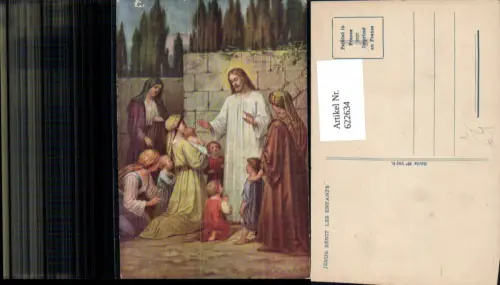 622634,Künstler Ak Jesus Benit les Enfants Jesus m. Kinder Frauen Religion