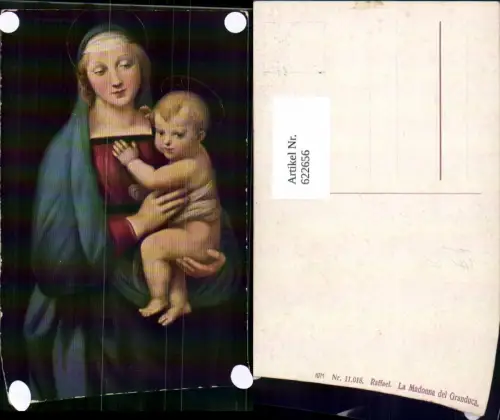 622656,Künstler Ak Raffael La Madonna del Granduca Jesuskind Heiligenschein Religion