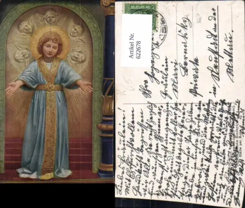 622678,Künstler Ak Gg. Busch Jesuskind Heiligenschein Religion