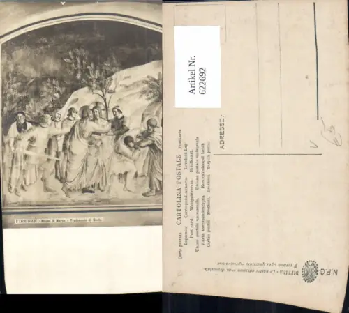622692,Künstler Ak Tradimento di Giuda Jesus m. Jünger Soldaten Religion pub NPG 153