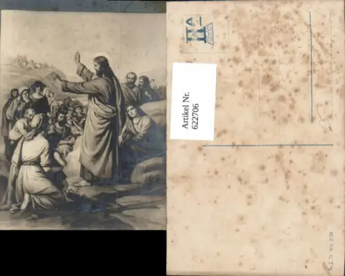 622706,Künstler Ak Jesus m. Jünger Wort Gottes Religion