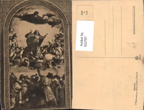 622707,Künstler Ak Tiziano L Assunzione della Vergine Religion
