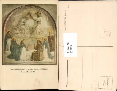 622729,Künstler Ak Beato Angelico L Incoronazione Jesus Heilige Religion