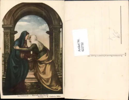 622732,Künstler Ak Mariotto Albertinelli La Visitazione Religion