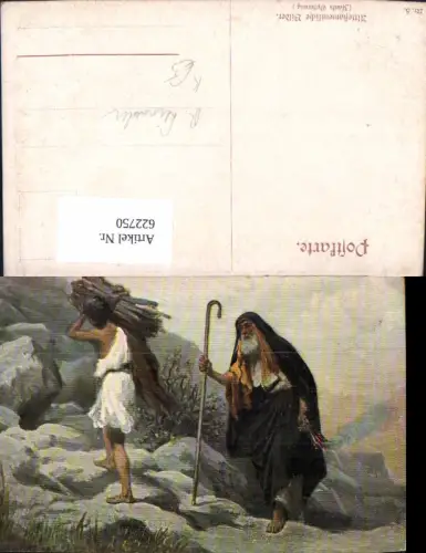 622750,Künstler Ak R. Leinweber Isaacs Opferung Religion