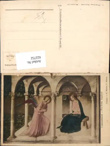 622752,Künstler Ak Beato Angelico L annunziazione Religion