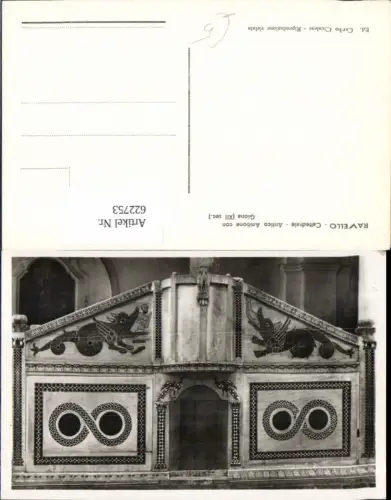 622753,Foto Ak Ravello Cattedrale Antico Ambone con Giona Religion