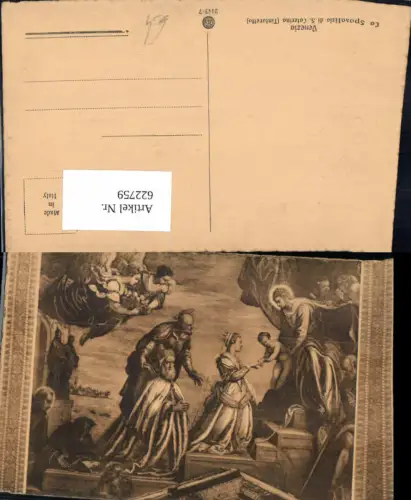 622759,Künstler Ak Tintoretto La Sposalizio di S. Caterina Religion