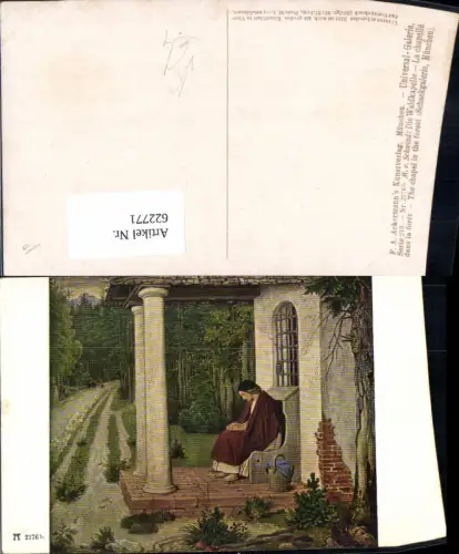 622771,Künstler Ak M. v. Schwind Die Waldkapelle pub F. A. Ackermann 213/2176b Religion