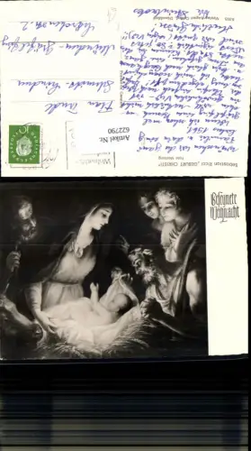 622790,Künstler Ak Sebastian Ricci Geburt Christi Religion