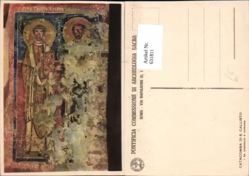 631811,Roma Rom Catacomba di S. Callisto SS. Cornelio e Cipriano Religion