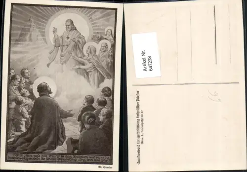 647238,Künstler Ak Ed. Sander Priester Heranbildung Religion