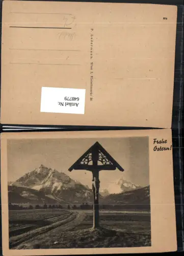 648779,Wegkreuz Marterl Landschaft Frohe Ostern Religion pub P. Ledermann