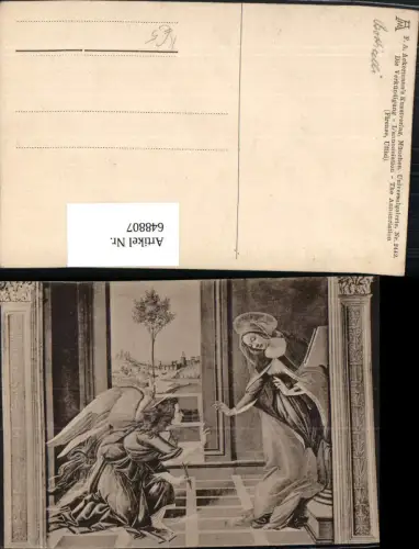 648807,Künstler Ak Die Verkündigung L annonciation Engel Religion