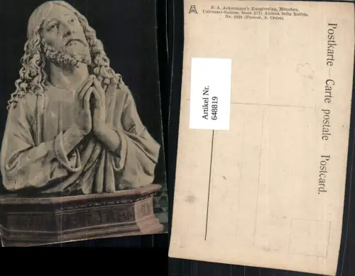 648819,Künstler Ak Andrea della Robbia Betende Hände Religion