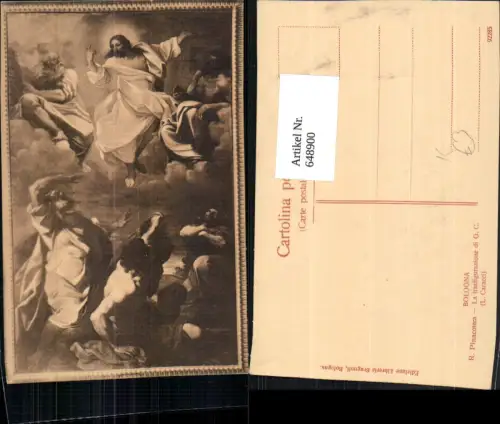 648900,Künstler Ak L. Caracci La trasfigurazione di G. C. Religion