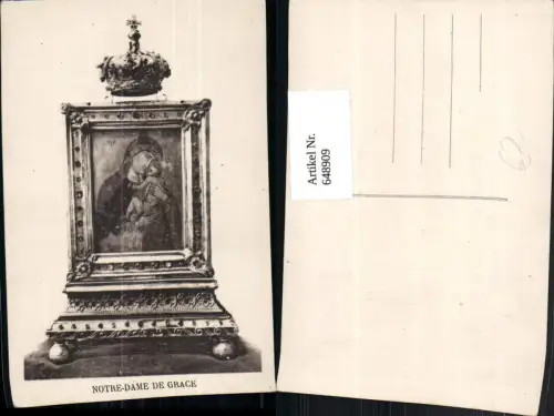 648909,Foto Ak Notre-Dame de Grace Bild Gemälde Religion