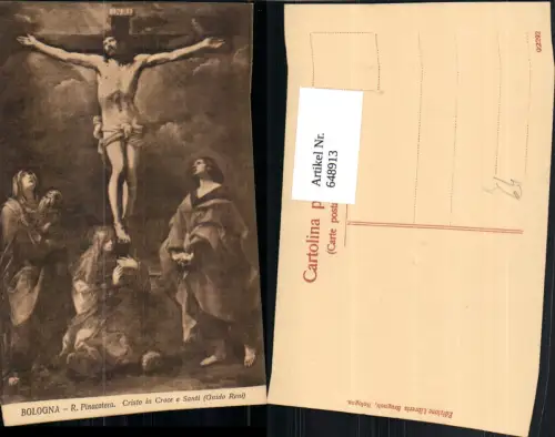 648913,Künstler Ak Guido Reni Cristo in Croce e Santi Jesus am Kreuz Religion