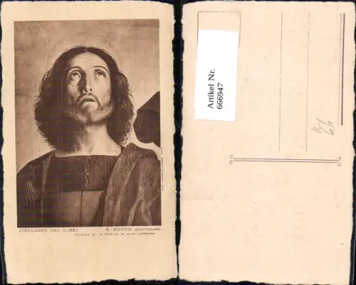 666947,Künstler Ak Girolamo dai Libri S. Rocco Particolare Religion