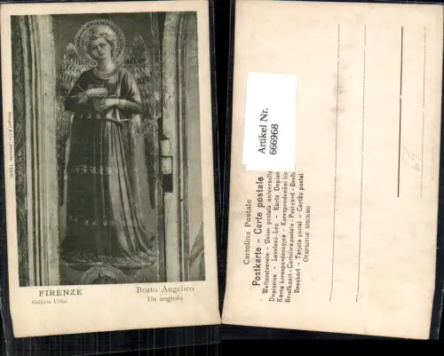 666968,Künstler Ak Beato Angelico Un angiolo Engel Religion