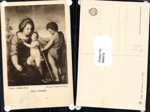 666974,Künstler Ak Scuola di Andrea del Sarto Sacra famiglia Religion
