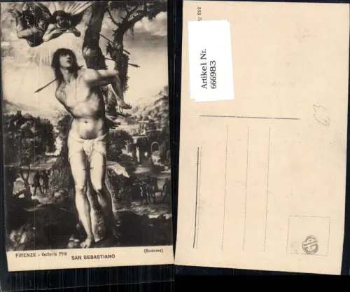666983,Künstler Ak Sodoma San Sebastiano Engel Religion