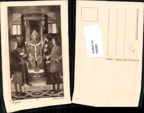 666985,Künstler Ak Bergognone Certosa di Pavia Religion